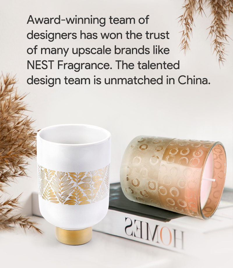 350ml capacity for holidays cheap Empty Glass Candle cup