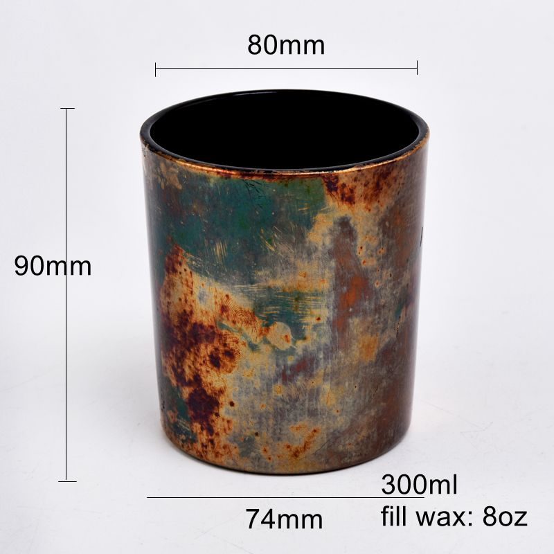 luxury decorated glass candle jar luxury decorated glass candle jar