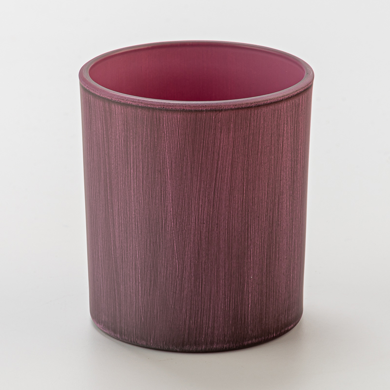 Popular Matte Spraying Glass 290ml Candle Holder Jar Supplier