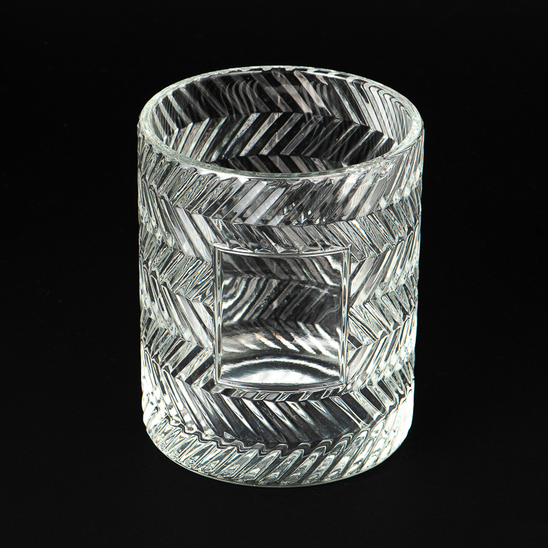 High End Decor Custom Color Glass Scented Candle Holder for Filling Candle