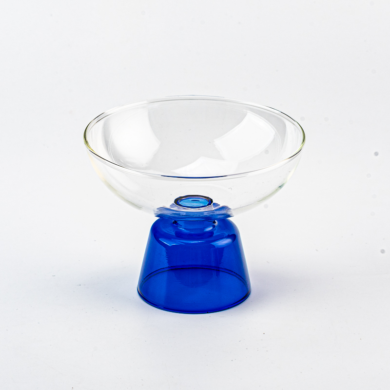home decor borosilicate glass holder with stand