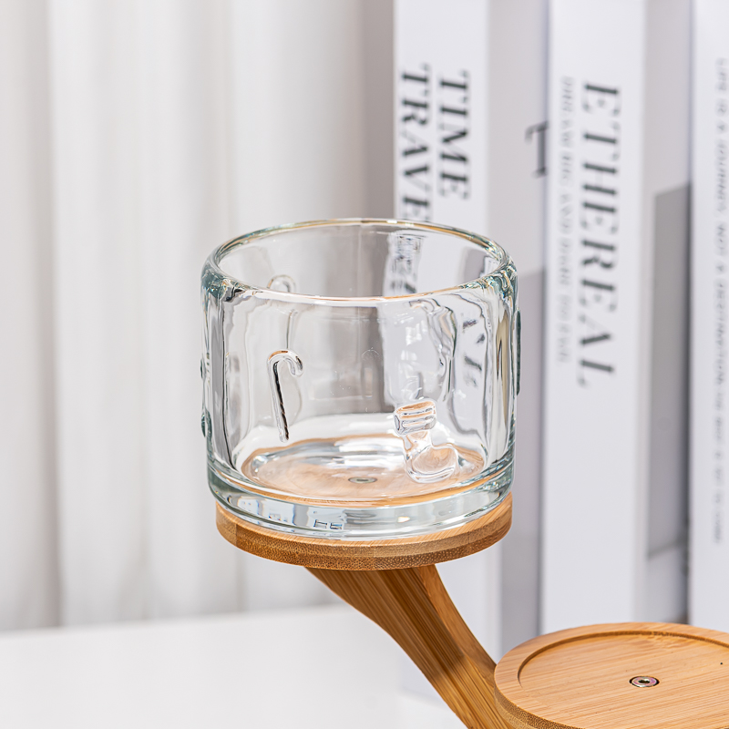 New Style Adorable Pattern Glass Jar 10oz Candle Jar for Candle Making New Style Adorable Pattern Glass Jar 10oz Candle Jar for Candle Making