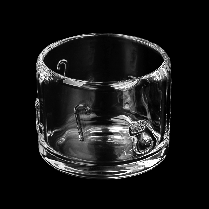 New Style Adorable Pattern Glass Jar 10oz Candle Jar for Candle Making New Style Adorable Pattern Glass Jar 10oz Candle Jar for Candle Making