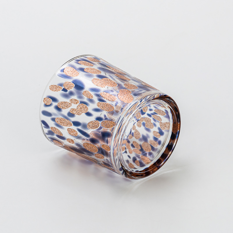 Luxury Finish Cylinder Glass Candle Vessel with Customizable Logo Design for Scented Candles & Elegant Home Decoration