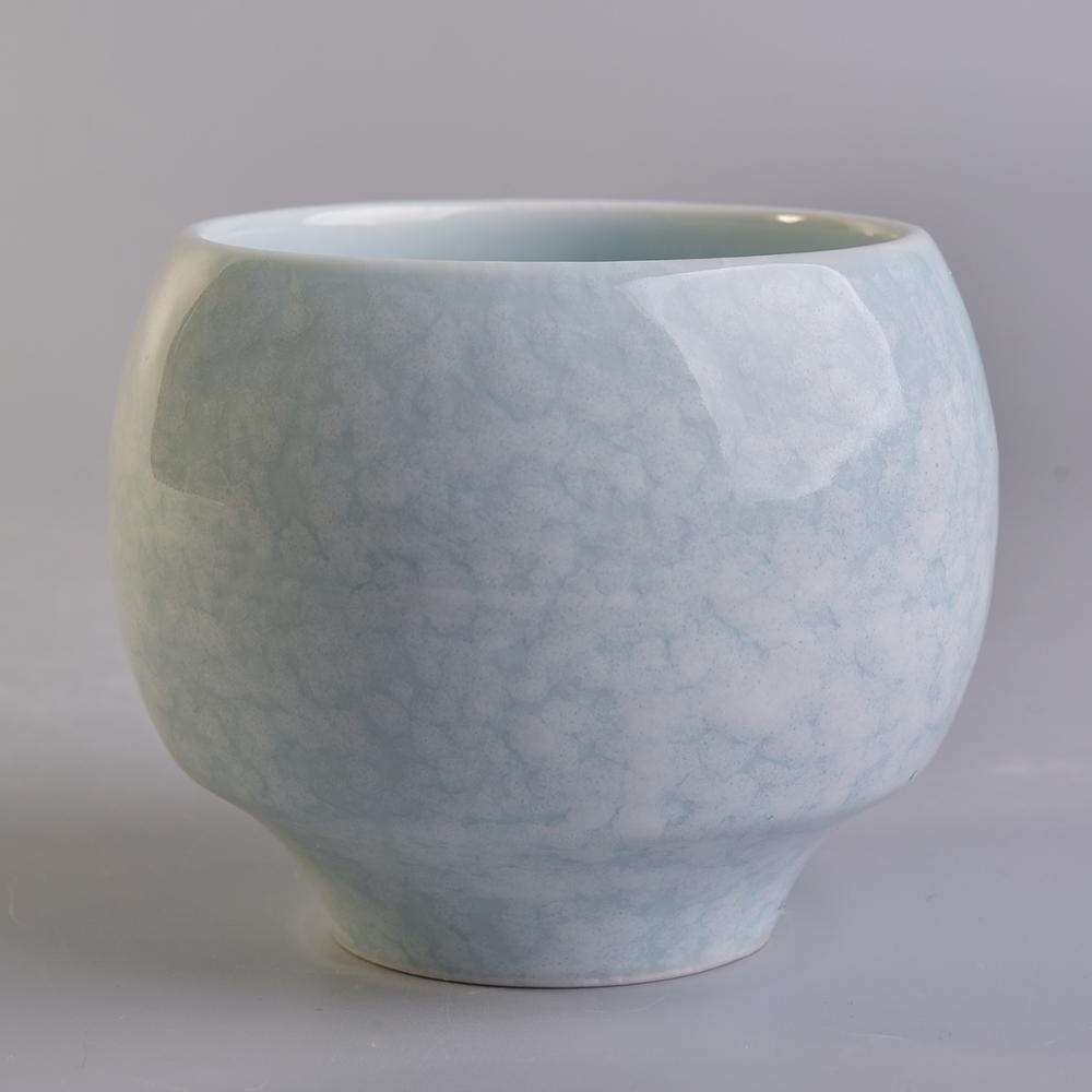 Sunny round vintage ceramic candle holders 10oz 20oz