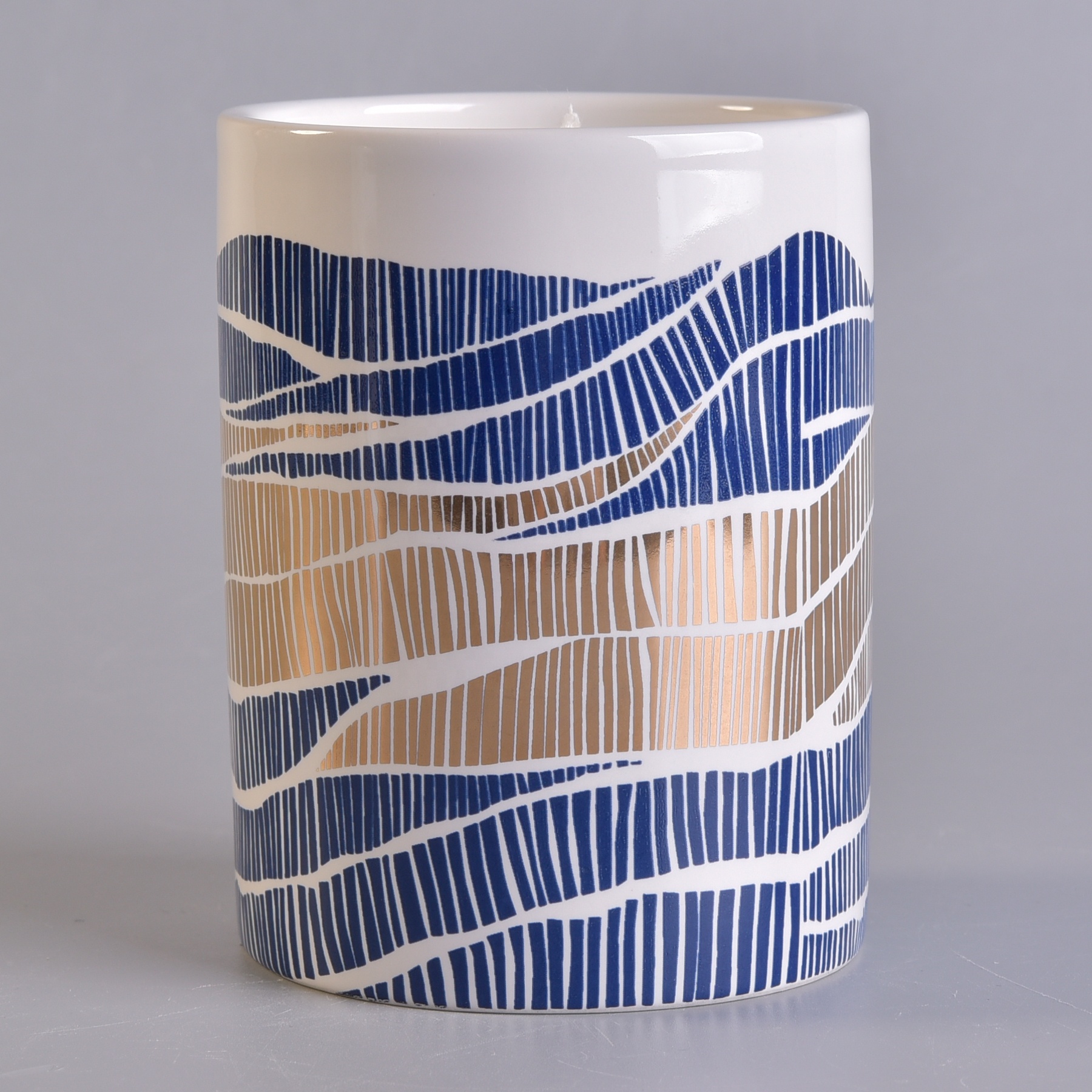 Wholesales antique luxury candle jar ceramic 8oz 10oz 12oz