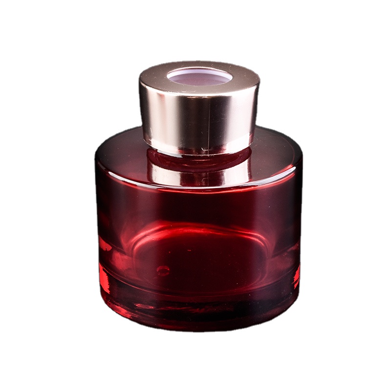 Red color diffuser bottles with alu cap