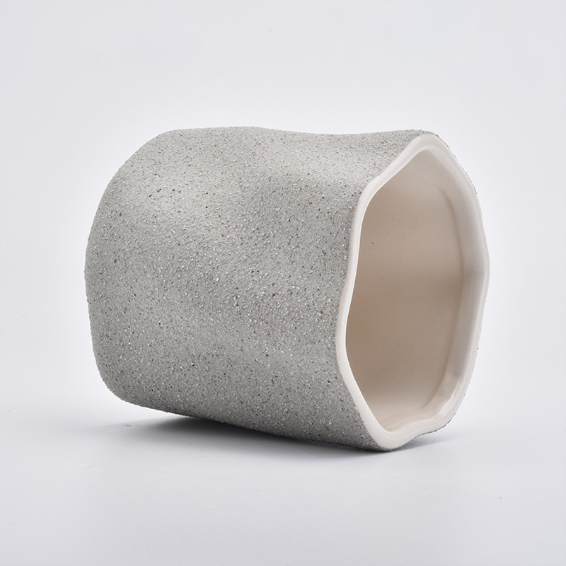 custom ceramic candle jar by your own design