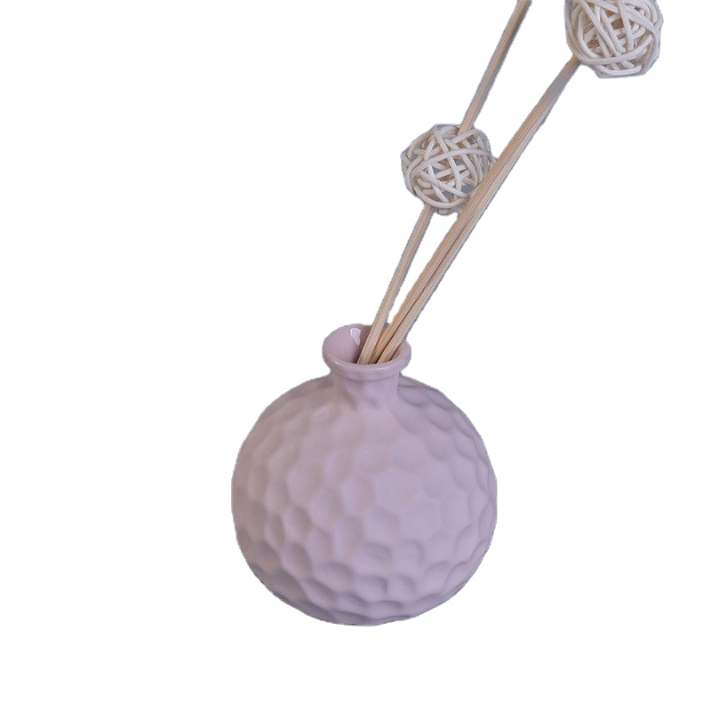 Sunny white round ceramic diffuser bottles with top sale