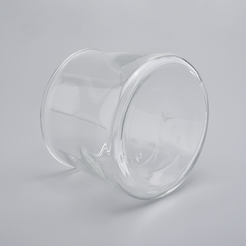 Round bottom glass candle vessels from Sunny Glassware