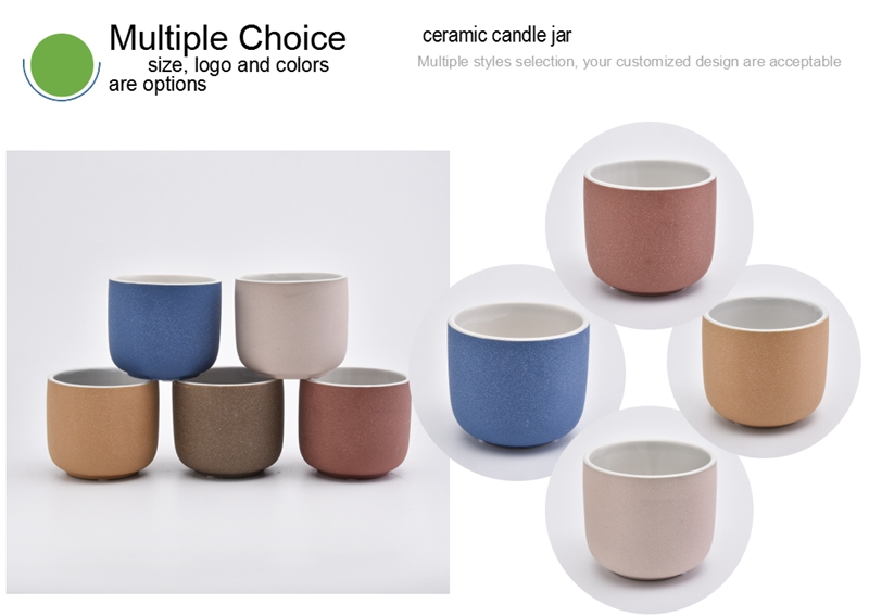 ceramic candlle container