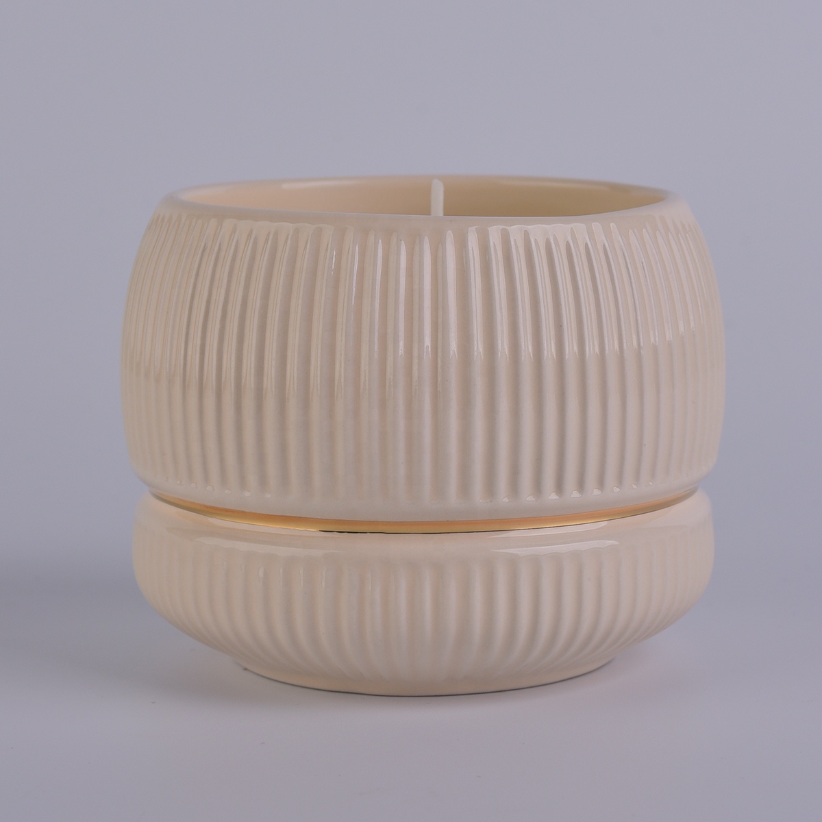 Sunny Wholesales custom recyclable candle ceramic holders 10oz 20oz