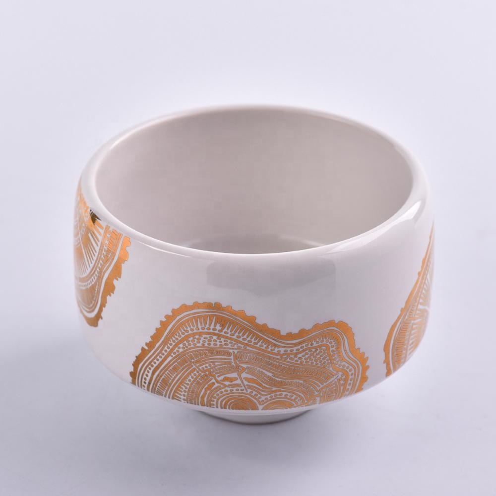 Luxury standing ceramic candle holders for wedding table decoration