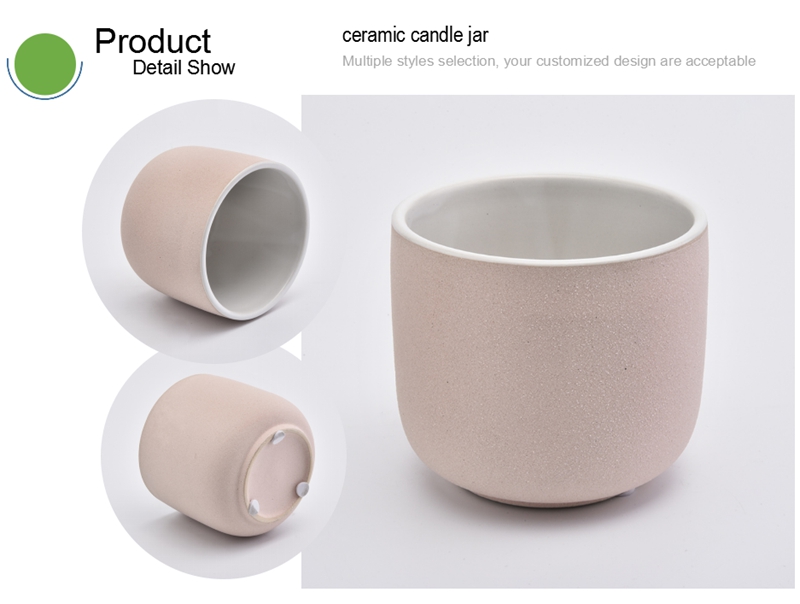 ceramic candlle container