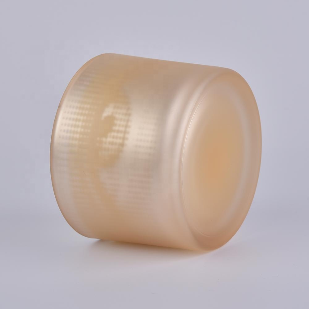10oz 20oz Wholesales matte candle glass tin with wooden lid