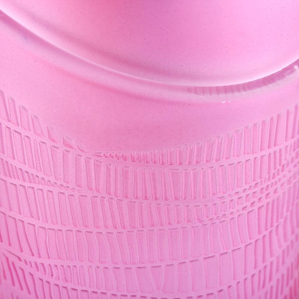 Sunny design Luxury heart shape pink candle glass jar