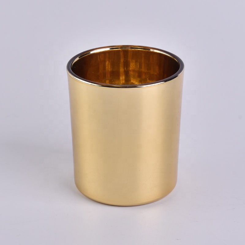 Cylinder glass candle holders hand blown glassware