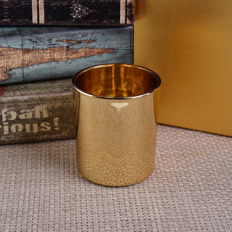Cylinder glass candle holders hand blown glassware
