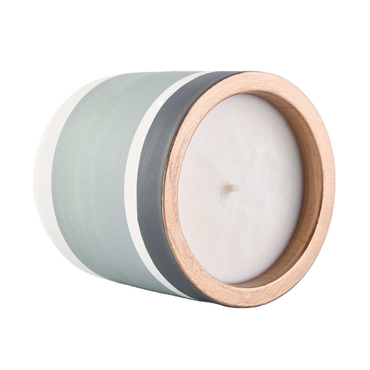 Bulk Custom logo luxury concrete candle cement jar holders