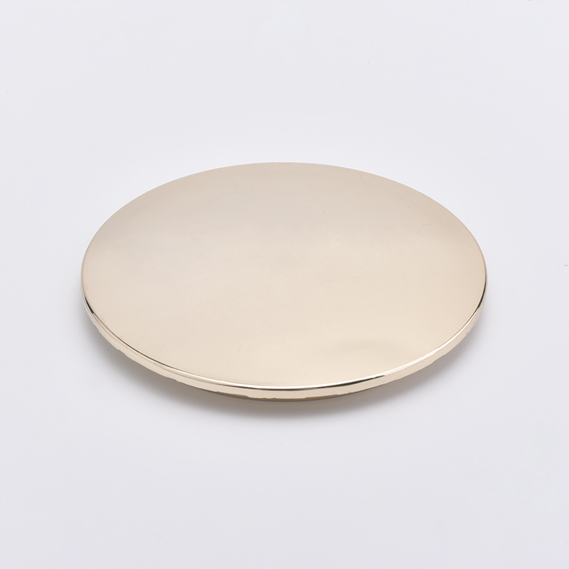 luxury zinc alloy metal lid for candle holders