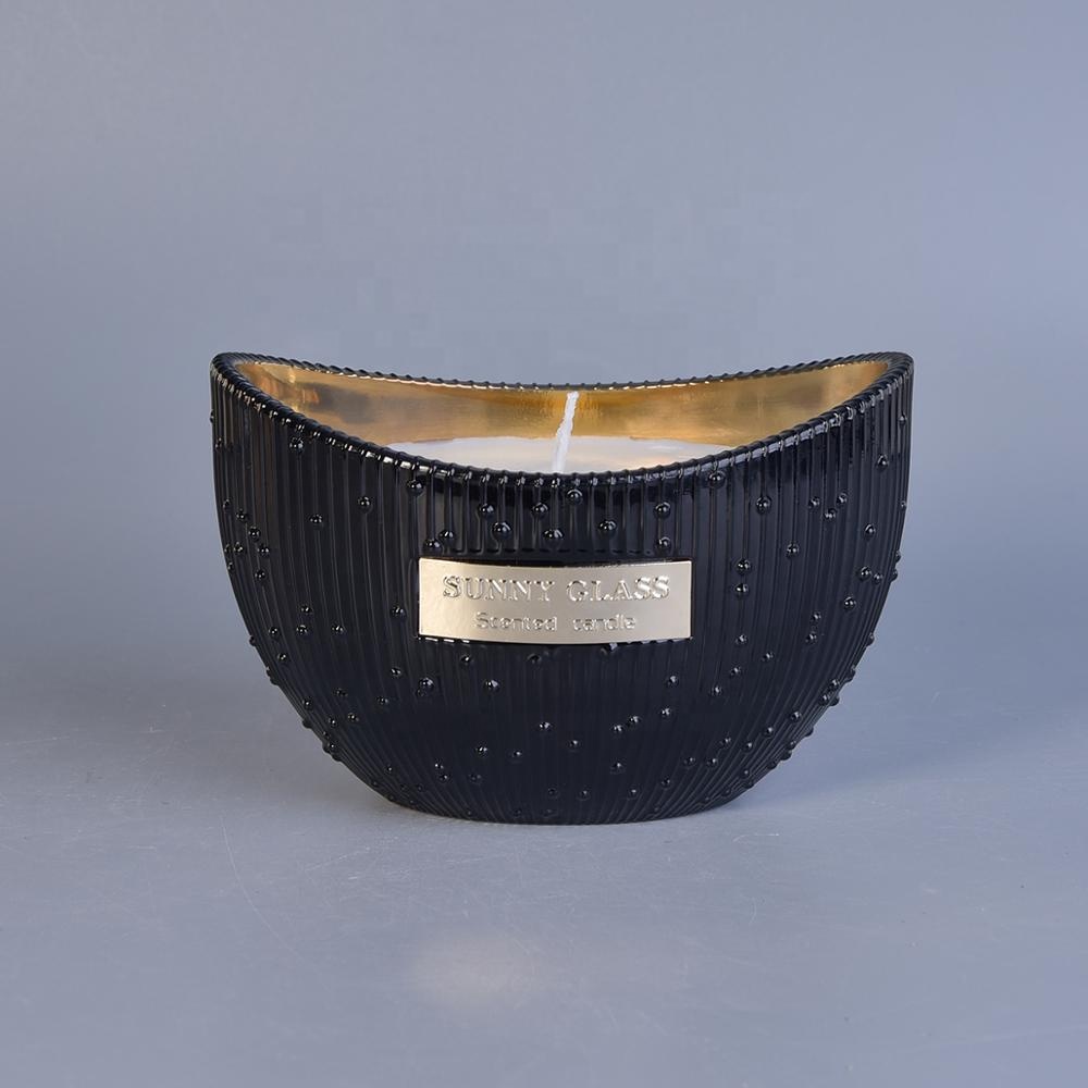 Sunny Glassware own design private label  glass candle holders