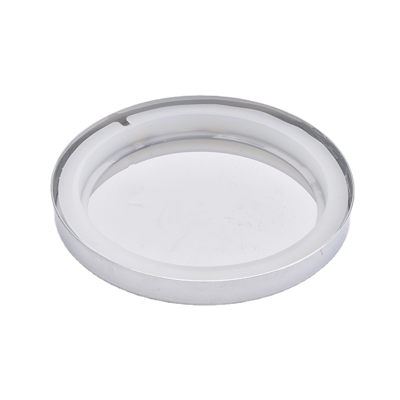 Wholesales customized round silver golden metal lid cover for candle holder