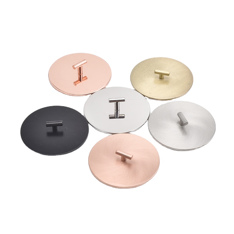 In bulk Custom round gold metal lids for candle jars