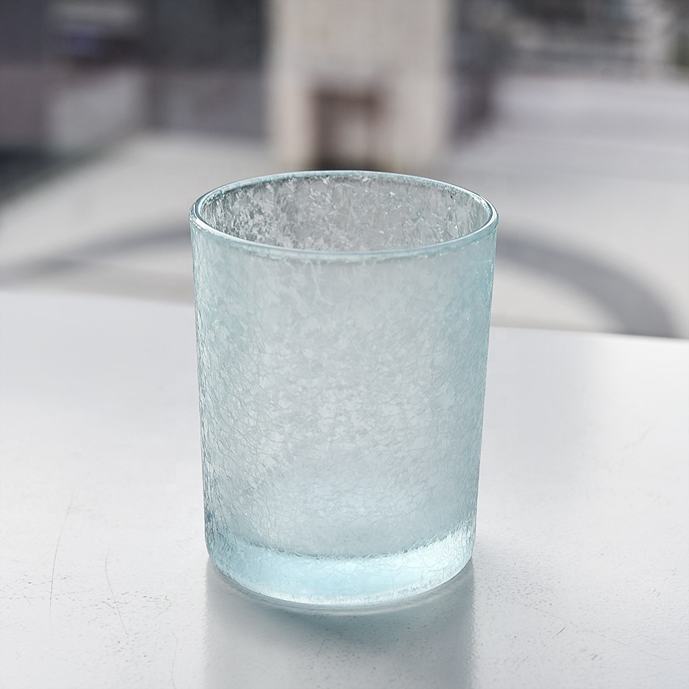 Sunny luxury candle containers with frosted color