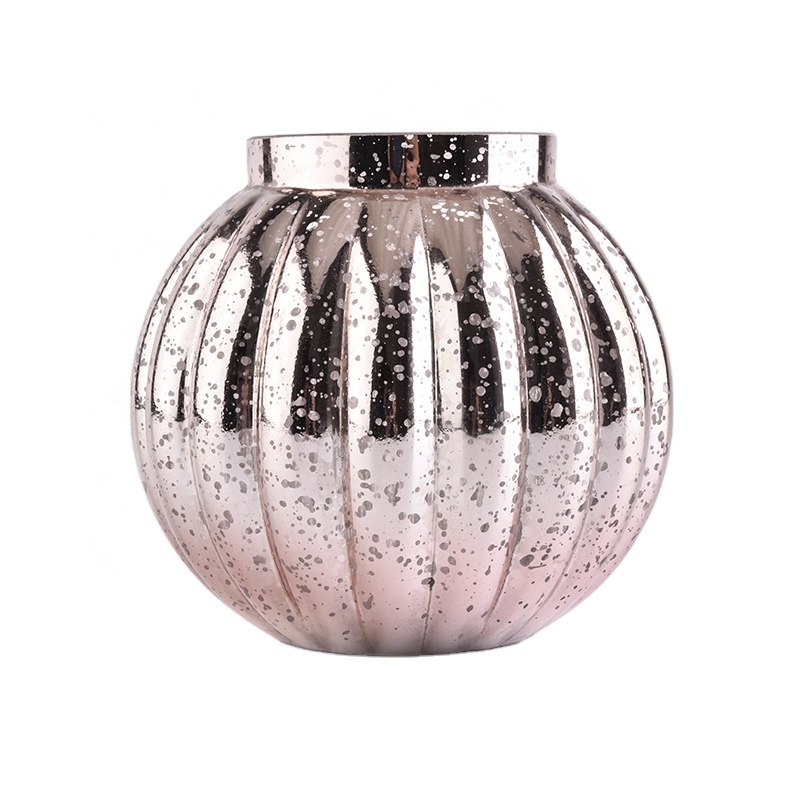 luxury pumpkin glass candle holder
