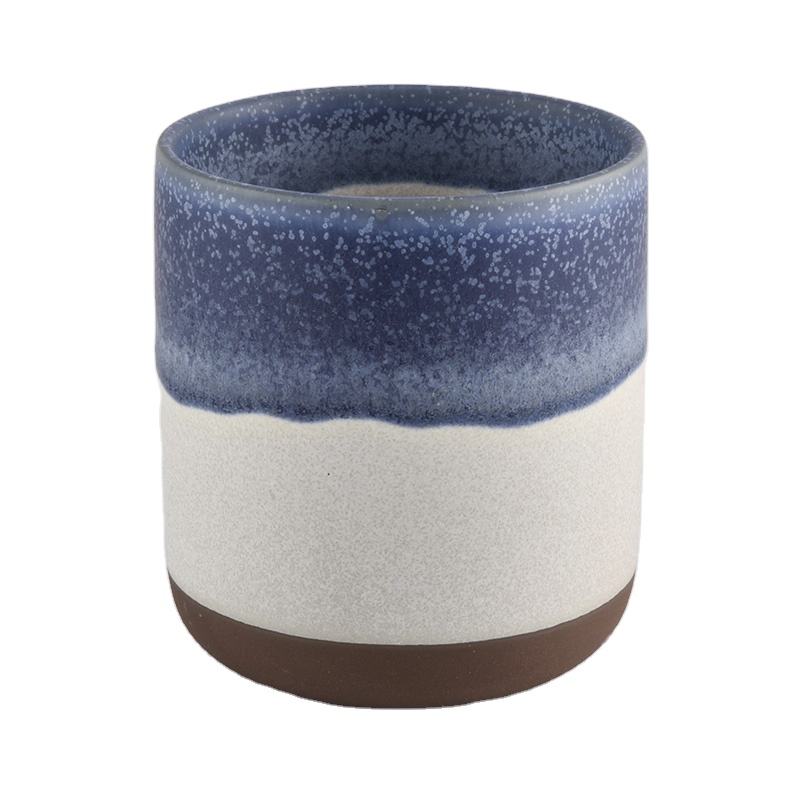 Wholesales fancy unique ceramic candle jars empty for candle making