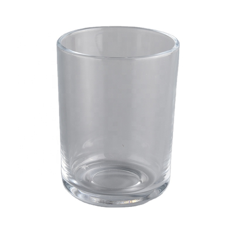 luxury round bottom 10oz glass candle jars