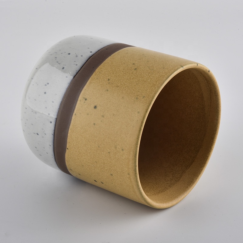 home decor porcelain candle containers