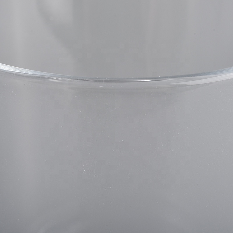 luxury round bottom 10oz glass candle jars