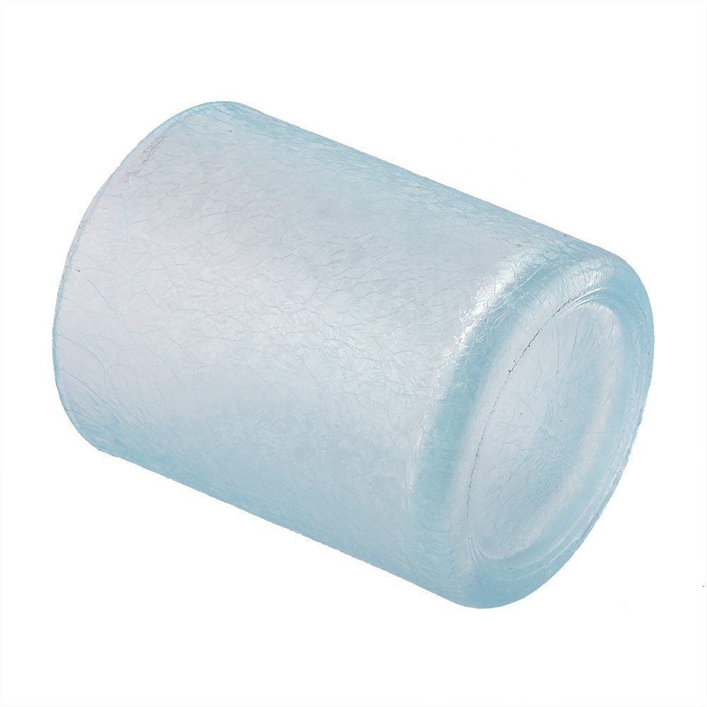 Sunny luxury candle containers with frosted color