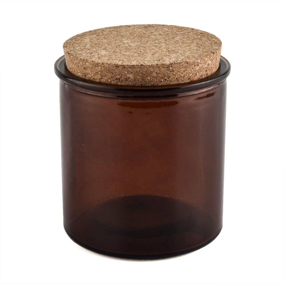 10oz glass candle jar with cork lid for USA market