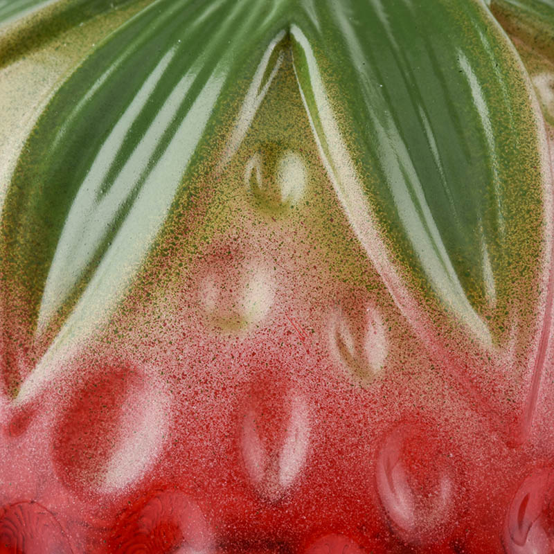 strawberry candle jars