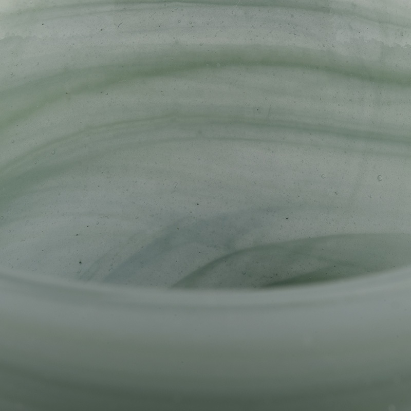 wholesale handmade glass 6 oz candle jar
