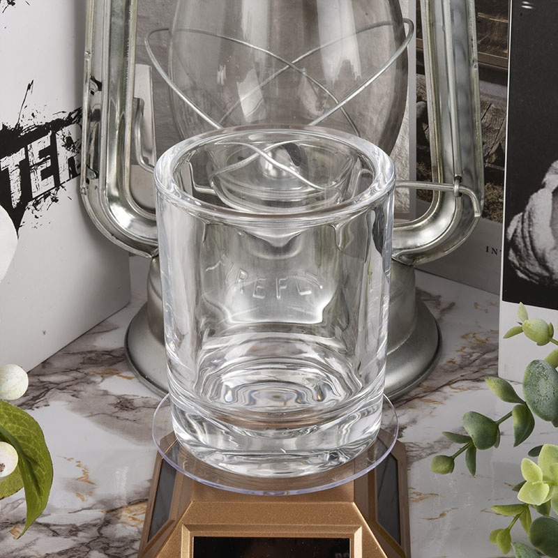 luxury round bottom 10oz glass candle jars