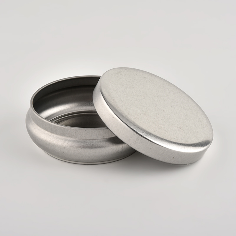 Pudełko na świece z metalowej puszki, dostosowane do indywidualnych potrzeb, okrągły pusty blaszany słoik z pokrywką