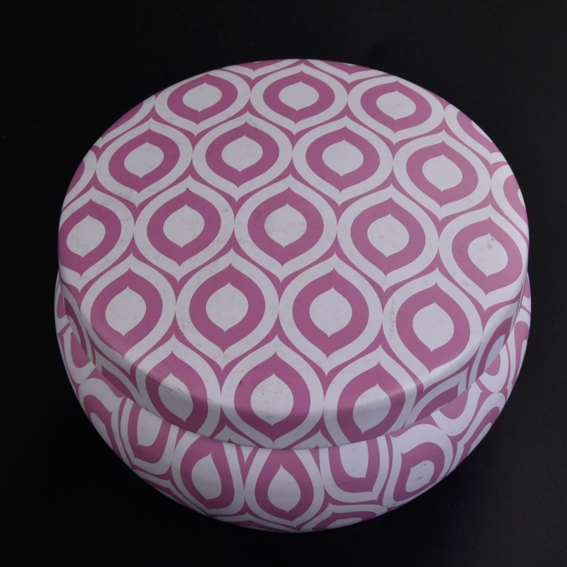 Caixa de lata de impressão personalizada para fabricação de velas Caixa de velas de lata de viagem