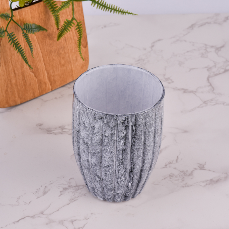 結婚式の装飾のための卸売空の高級ガラス キャンドル瓶