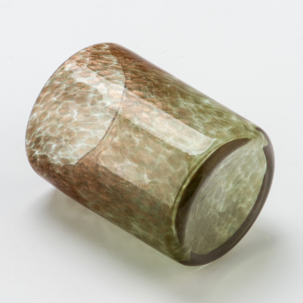 家の装飾用のキャンドル作り用の12オンスの丸いガラス製キャンドルジャー