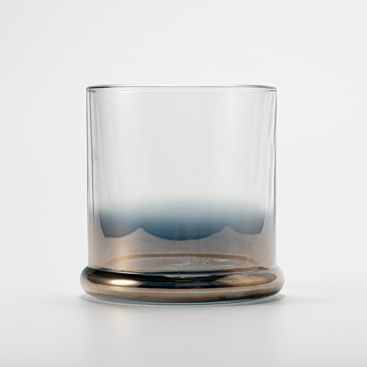 Szklany naczynie jon plamowany słoik ze świecami