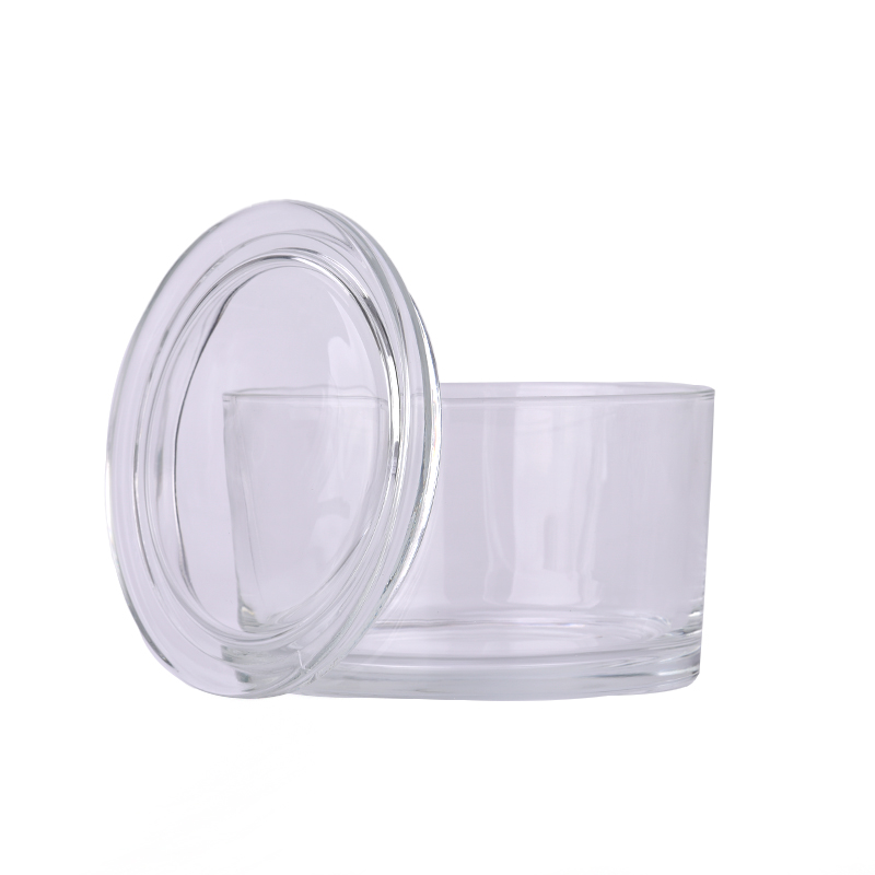 720ml 25oz Glass Candle Jar With Lids Custom Color Glass Candle Jars Wholesale - COPY - etgd4r