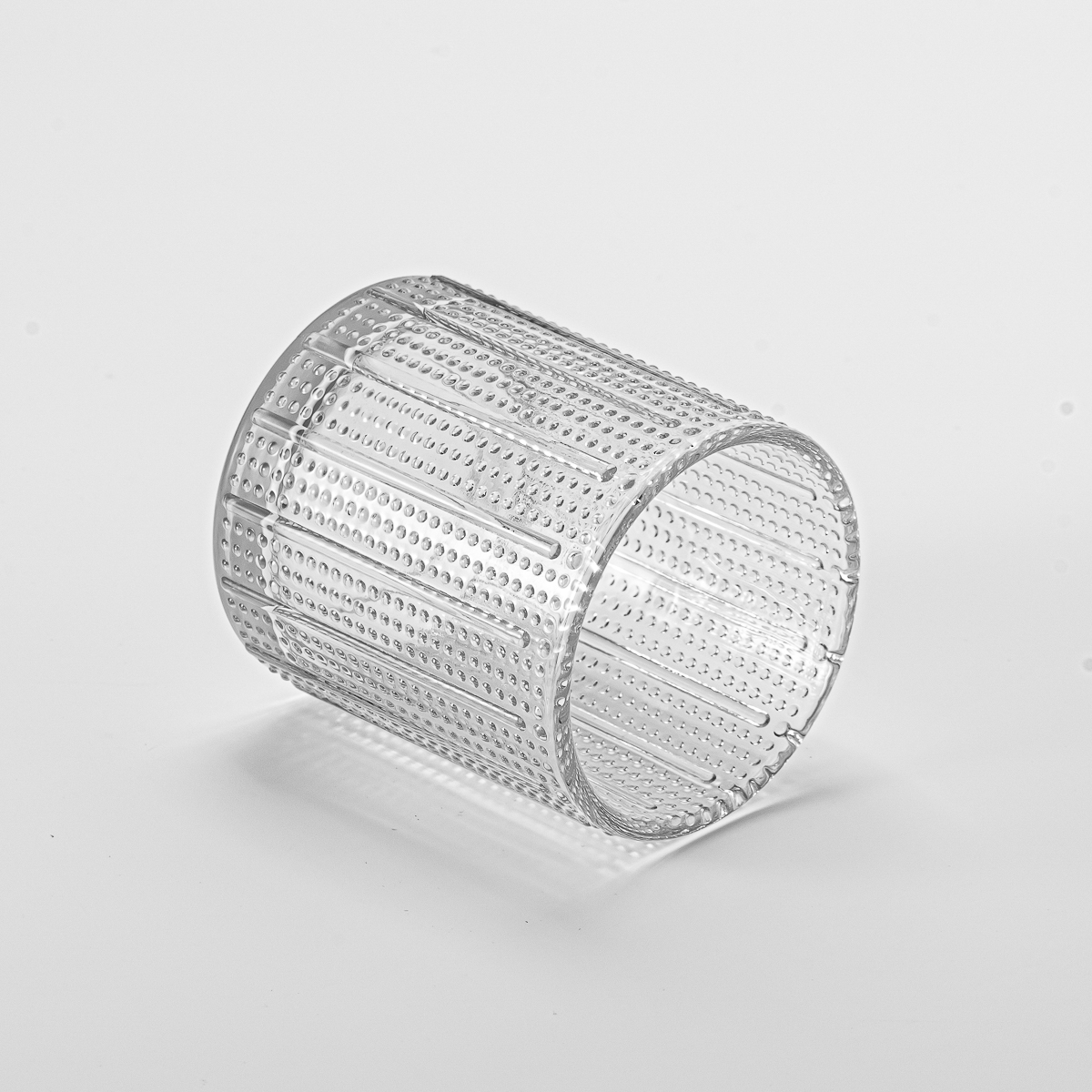 300 мл прозрачная стеклянная банка свеча с полосой домашней декор