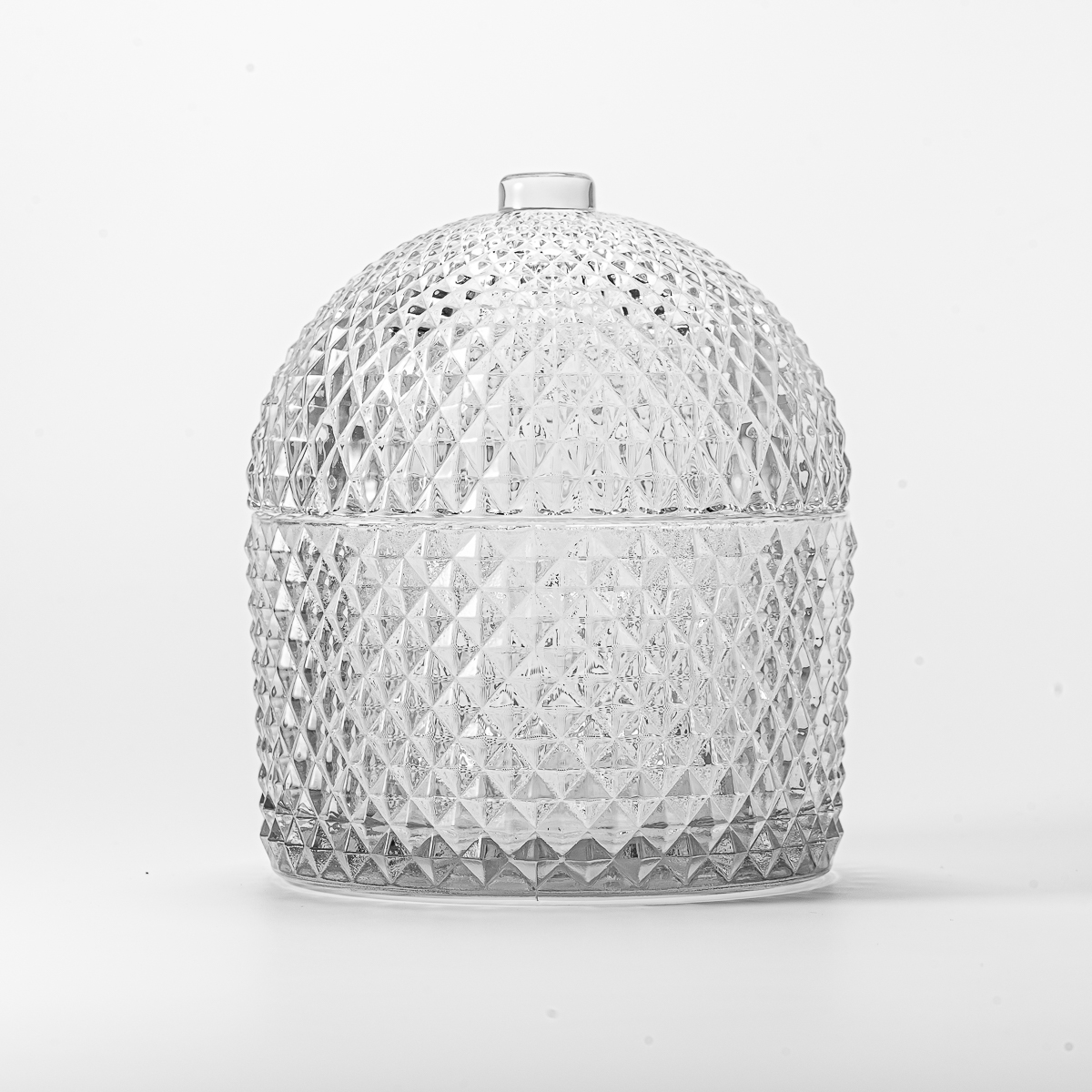 Оптовый роскошный контейнер с пустыми стеклянными свечами с крышкой