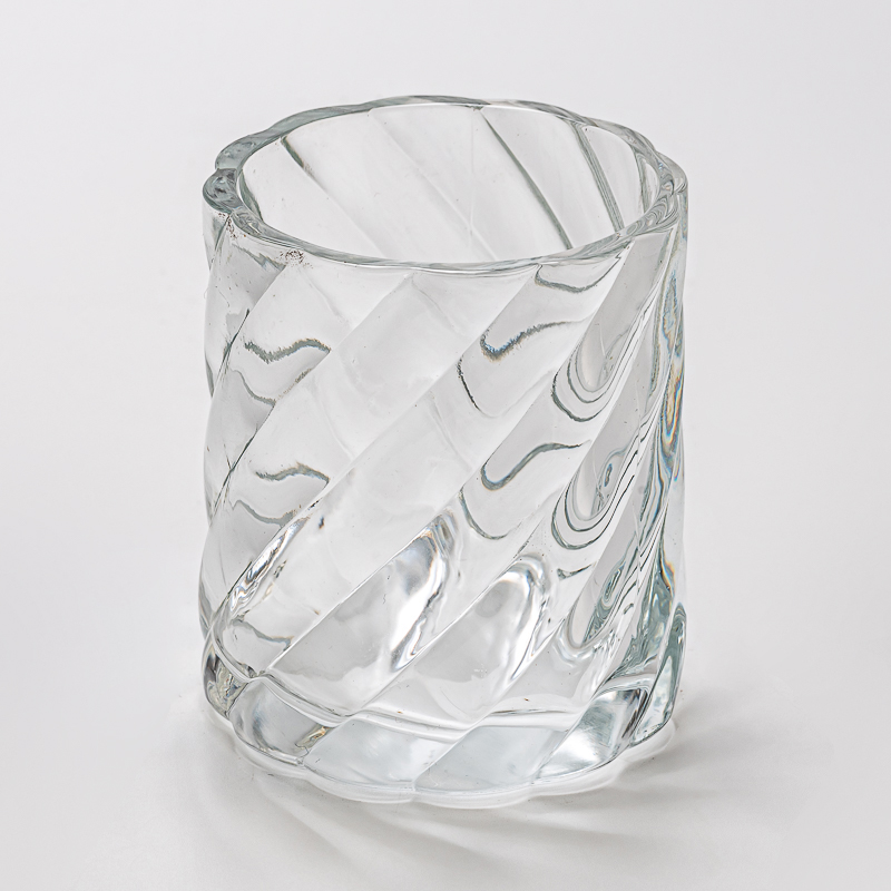 Creative Custom Color Crystal Glass 162ml Glass Candle Holder for Wholesaling