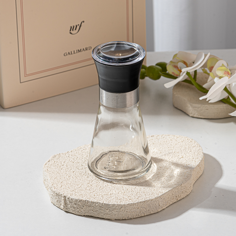80ml Glass pepper shaker bottle with grinding cap