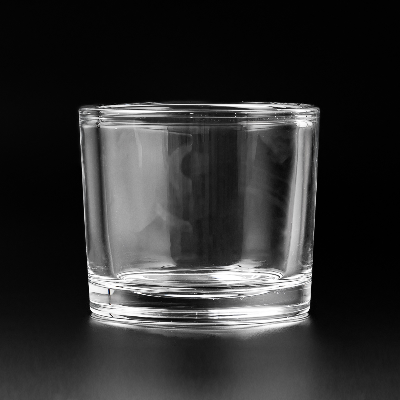 Supporto per candela in vetro a colori personalizzato da 277 ml per candela profumata