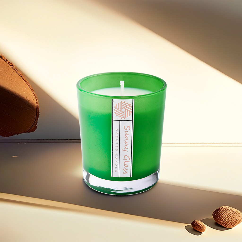 Frascos de velas de vidro com fragrância da série nevoeiro no atacado